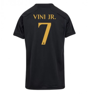 Lacne Ženy Futbalové dres Real Madrid Vinicius Junior #7 2023-24 Krátky Rukáv - Tretina